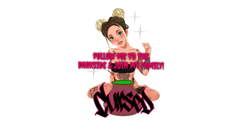 OnlyFans cuenta blackwitchkat header 2