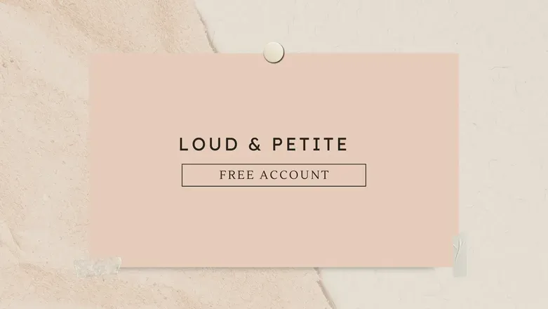 OnlyFans cuenta loudandpetitefree header 2