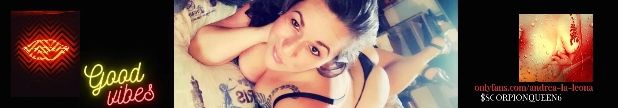 OnlyFans account  andrea-la-leona header 2