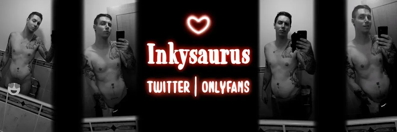 OnlyFans account  inkysaurus header 2