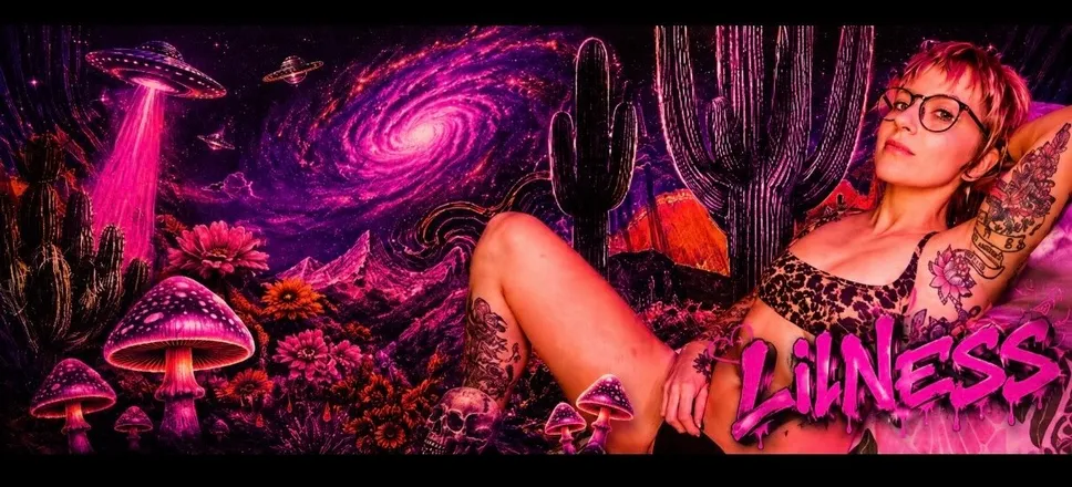 OnlyFans account  lilnesshotmess header 2