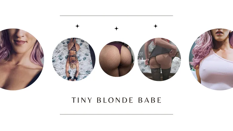 OnlyFans account  tinyblondebabexo header 2