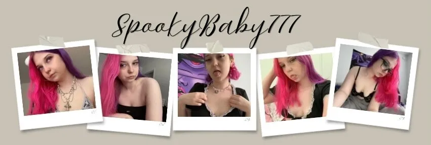 OnlyFans account  spookybaby777 header 2
