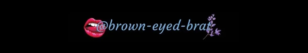 OnlyFans cuenta brown-eyed-brat header 2