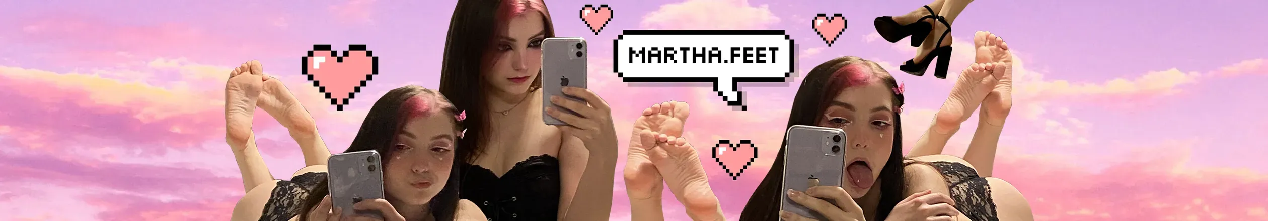 OnlyFans account  martha.feet header 2