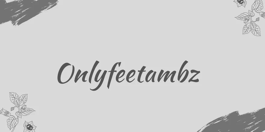 OnlyFans cuenta onlyfeetambz header 2