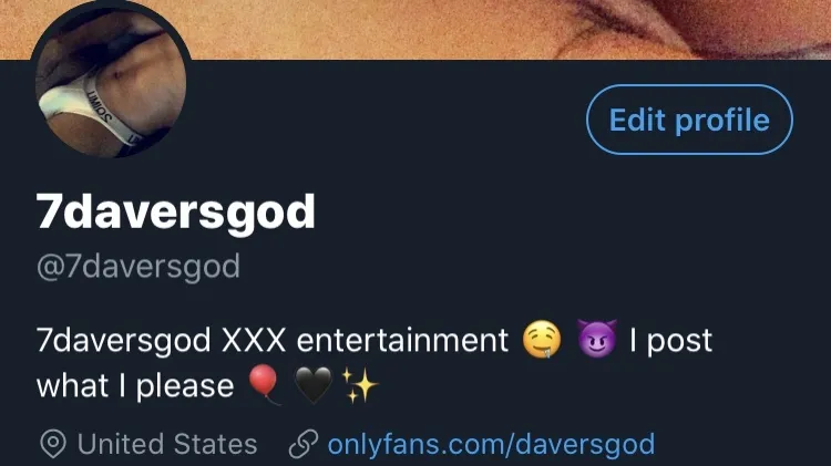 OnlyFans cuenta daversgod header 2