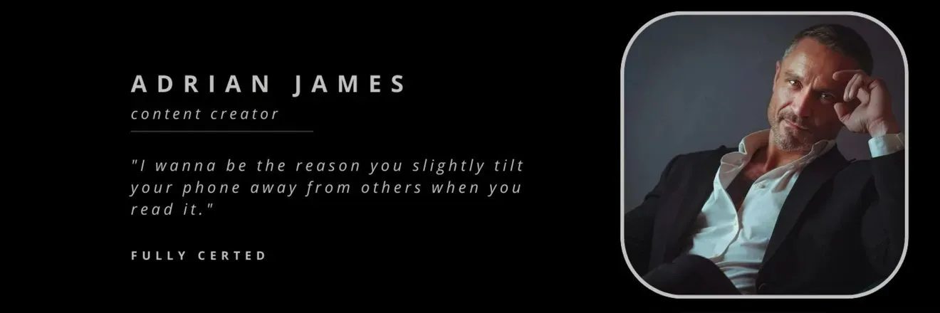 OnlyFans cuenta adrianjames header 2