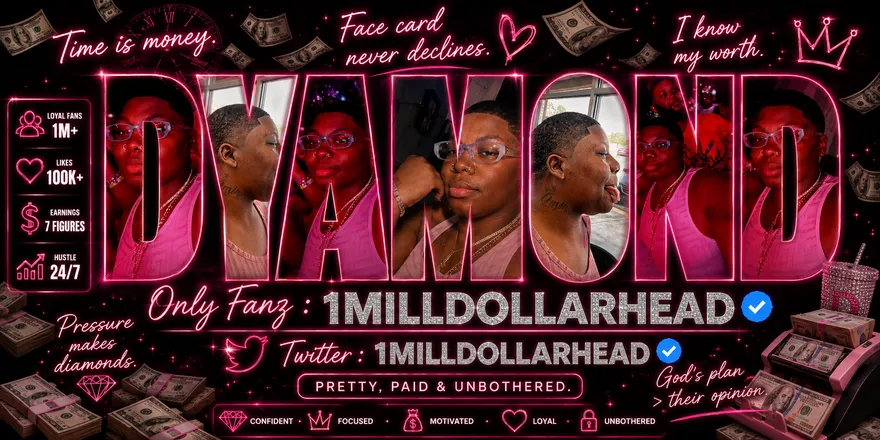 OnlyFans account  1milldollarhead header 2