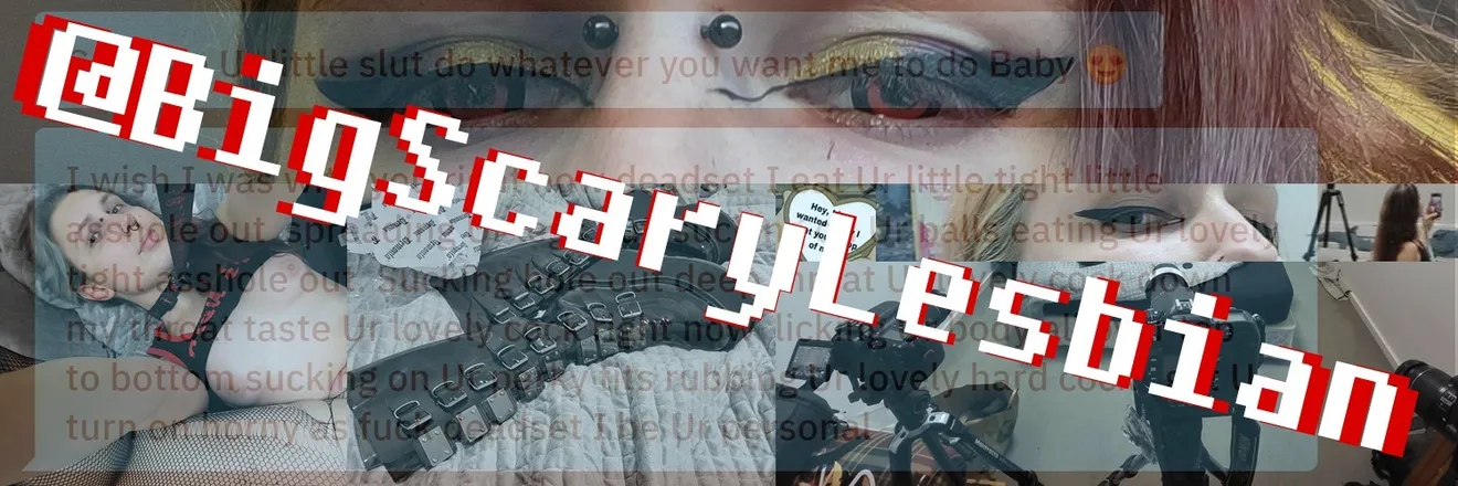 OnlyFans cuenta bigscarylesbian header 2