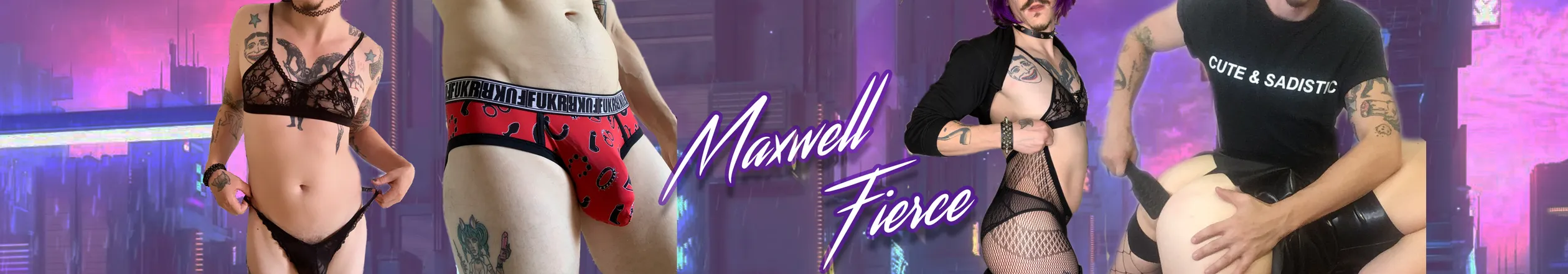 OnlyFans account  maxwellfierce header 2