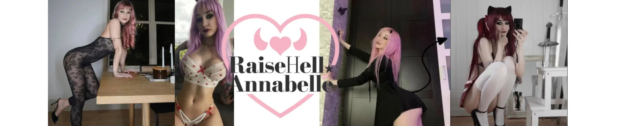 OnlyFans account  raisehellannabelle header 2