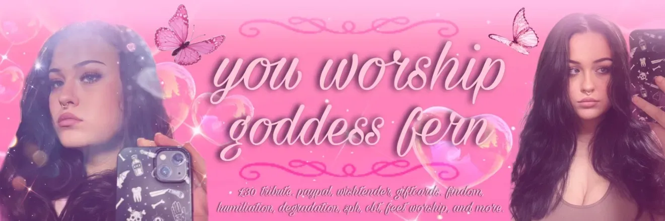 OnlyFans cuenta goddessfern header 2