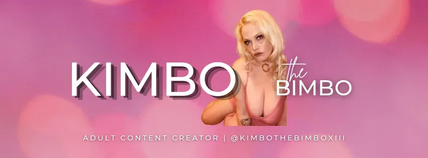 OnlyFans account  kimbothebimbo header 2