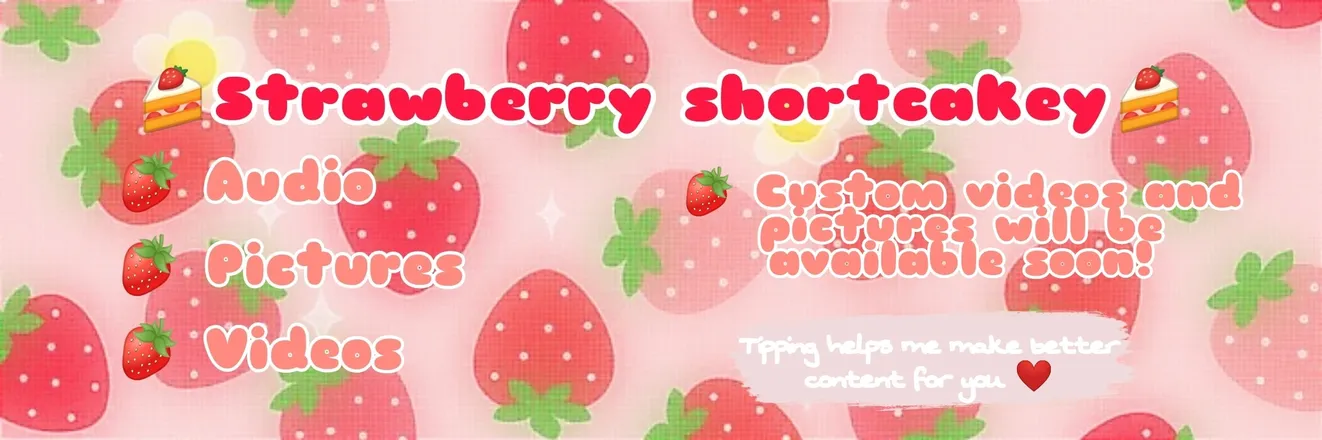 OnlyFans cuenta strwberrycakey header 2