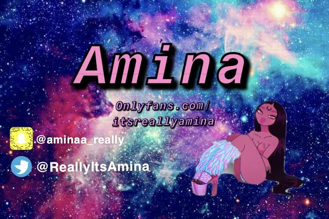 OnlyFans account  itsreallyamina header 2