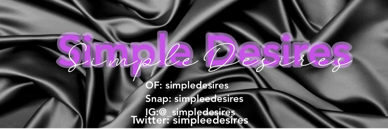 OnlyFans account  simpledesires header 2
