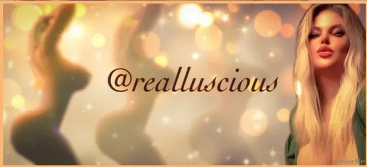 OnlyFans account  realluscious header 2