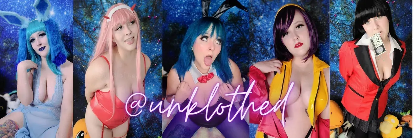 OnlyFans account  unklothed header 2