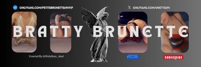 OnlyFans account  petitebrunette694vip header 2