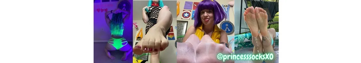 OnlyFans cuenta princesssocksxo header 2