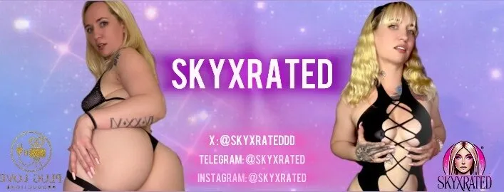 OnlyFans cuenta skyxrated header 2
