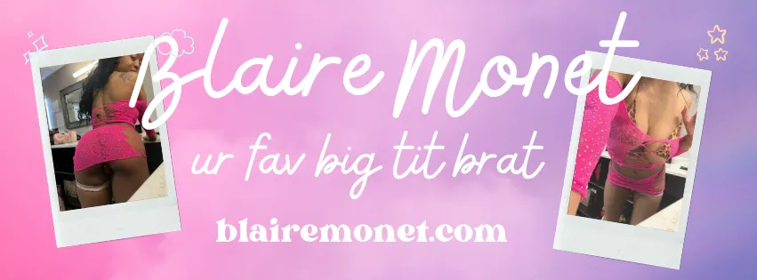 OnlyFans account  blairemonet header 2