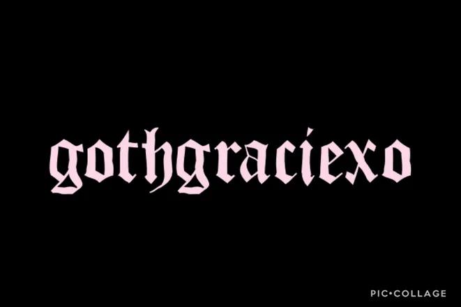 OnlyFans account  gothgraciexo header 2