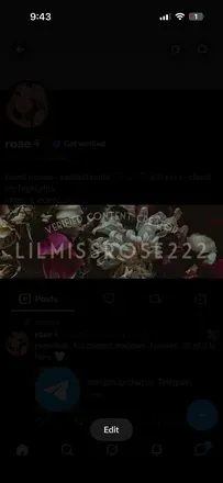 OnlyFans cuenta lilmissrose222 header 2
