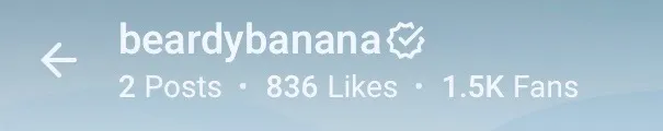 OnlyFans cuenta beardybanana header 2
