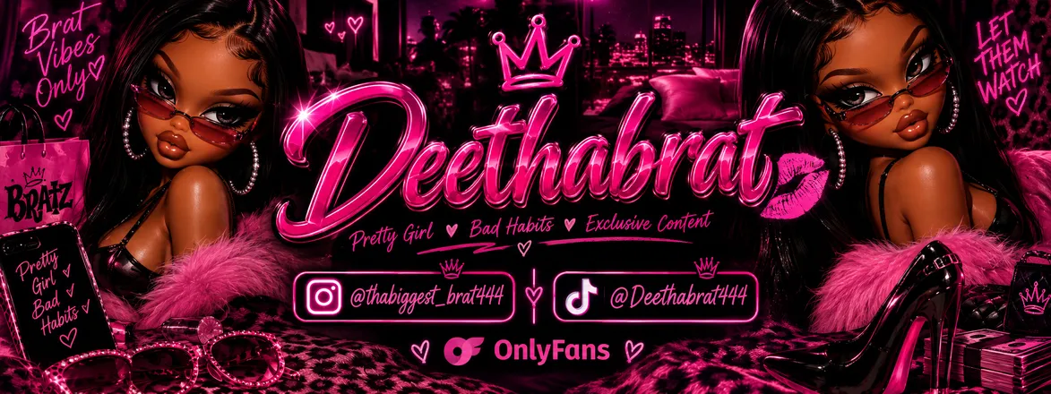 OnlyFans account  deethabrat header 2