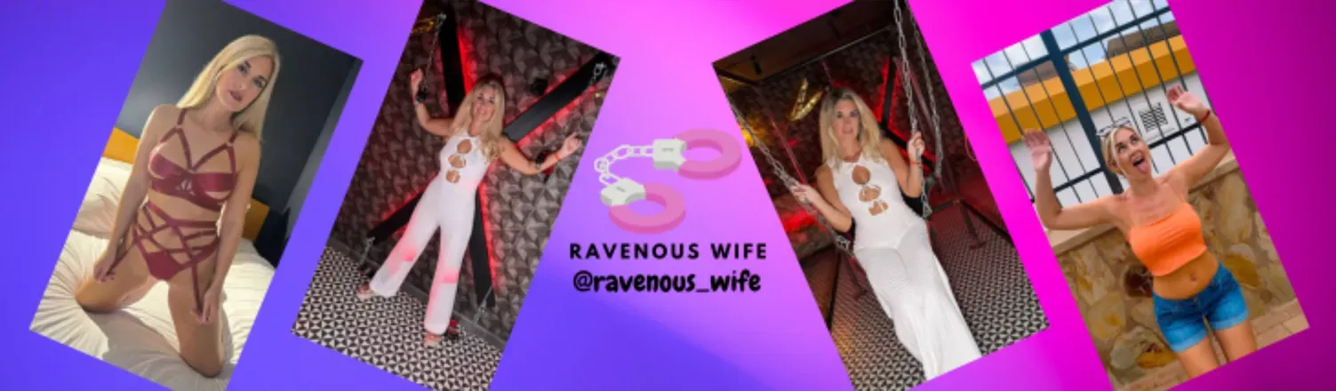 OnlyFans account  ravenouswife header 2
