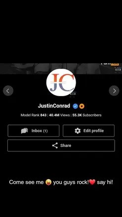 OnlyFans cuenta justinconrad header 2