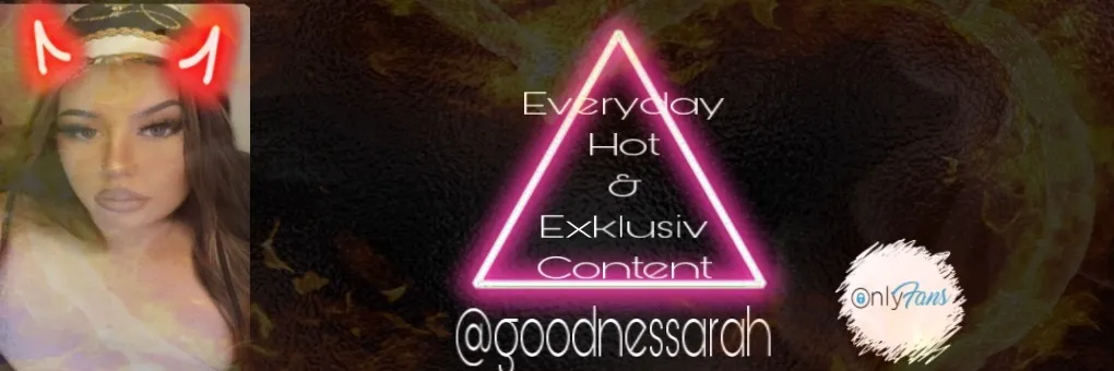 OnlyFans cuenta goodnessarah header 2