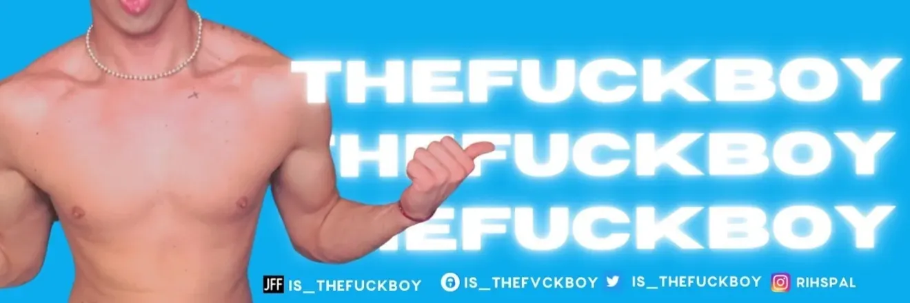 OnlyFans account  is_thefvckboy header 2