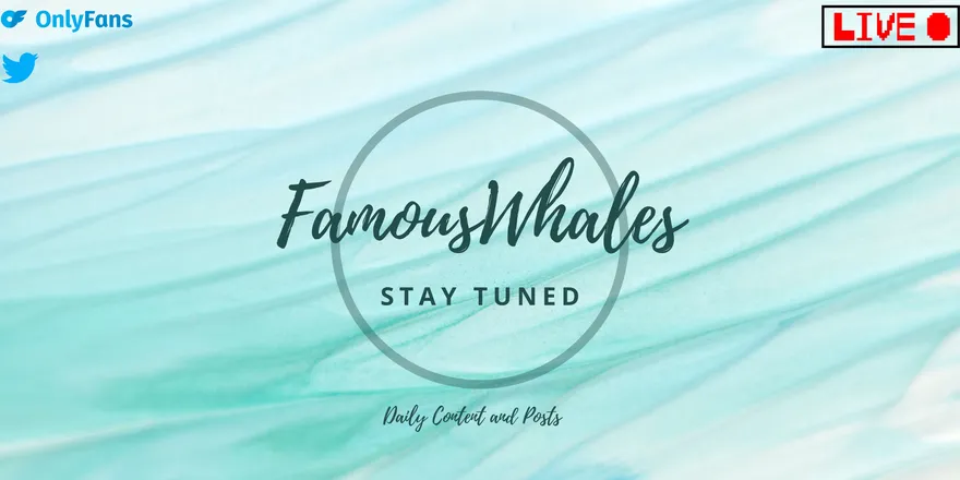 OnlyFans cuenta famouswhales21 header 2