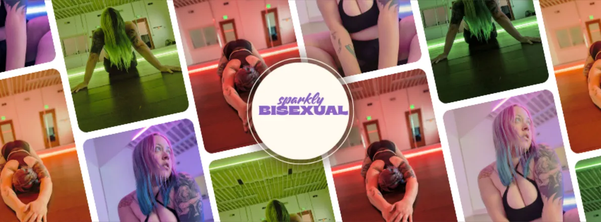OnlyFans cuenta sparklybisexual header 2