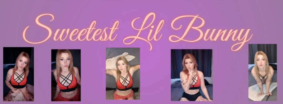 OnlyFans cuenta sweetestlilbunny header 2