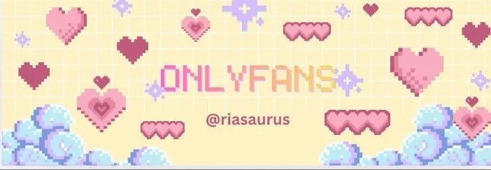 OnlyFans account  riasaurus header 2
