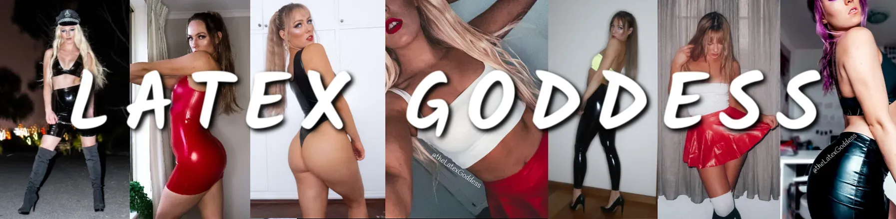 OnlyFans account  thelatexgoddess header 2