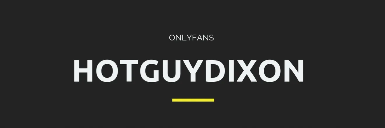OnlyFans cuenta dixonhotguy header 2