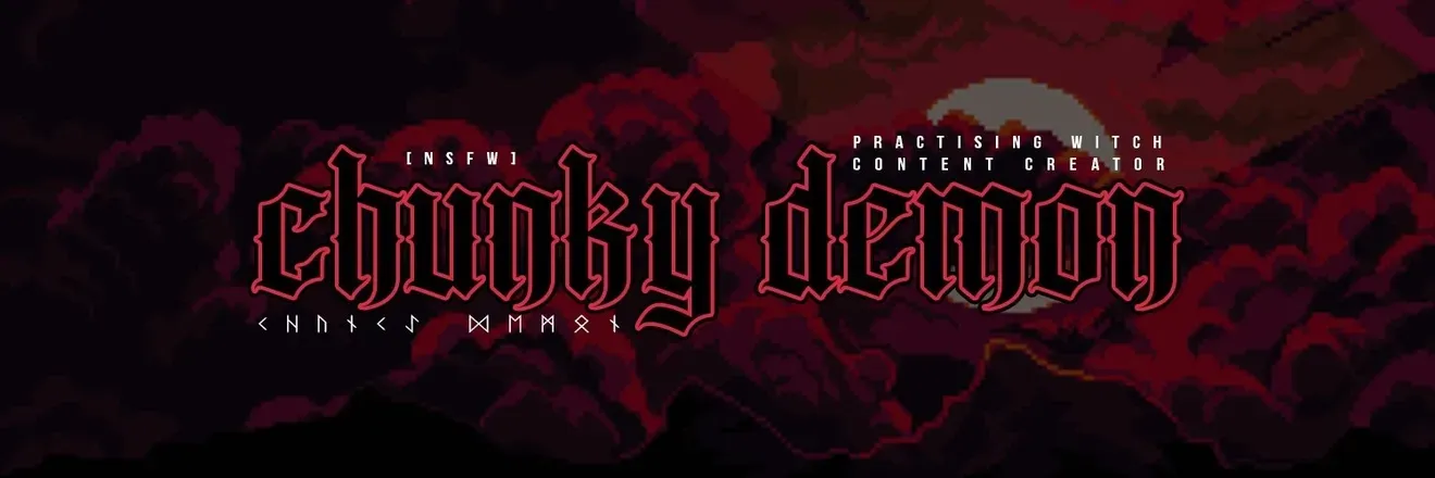 OnlyFans cuenta chunky_demon header 2