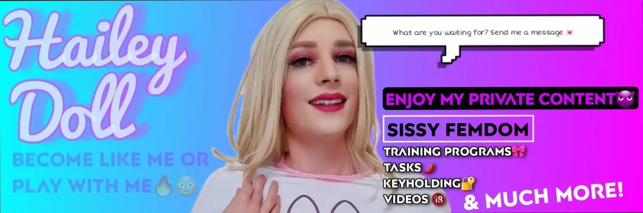 OnlyFans cuenta sissyhaileydoll header 2