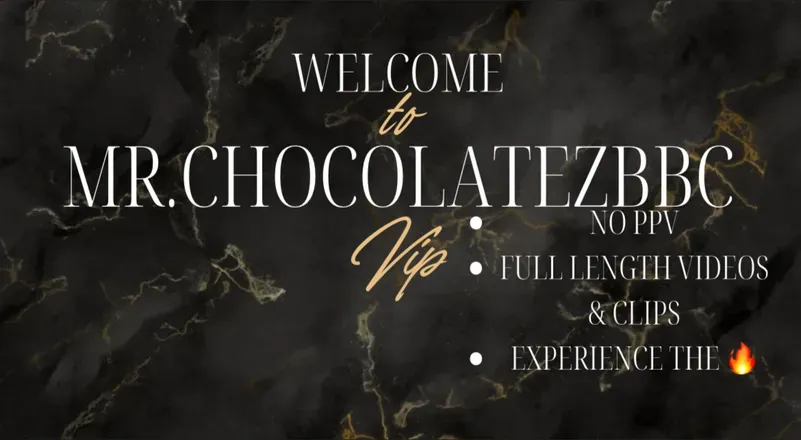 OnlyFans cuenta mr.chocolatezbbcvip header 2