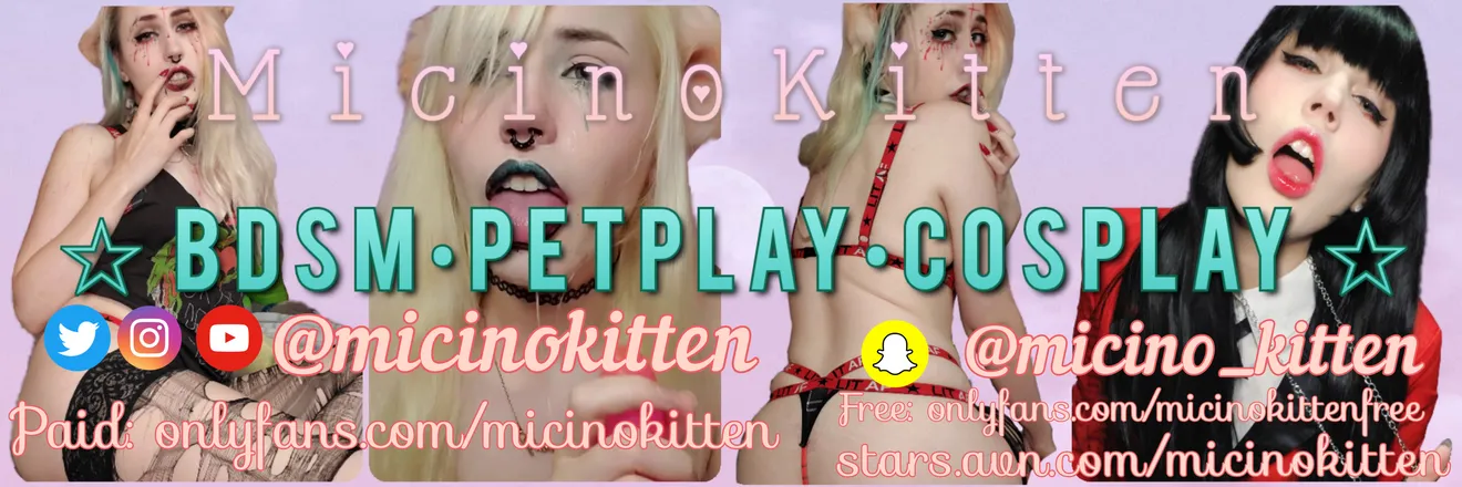 OnlyFans cuenta micinokittenfree header 2