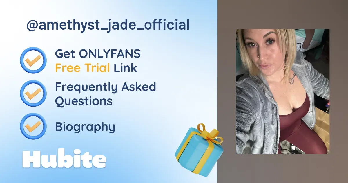 🥇 Amethyst Jade 💜💚🕉 onlyfans Model ️ Polls and Fans Reviews, Photo