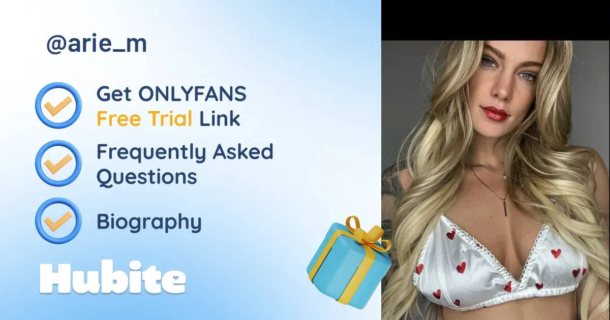 🥇 Arie_M onlyfans Model ️ Polls and Fans Reviews, Photo History & Pics
