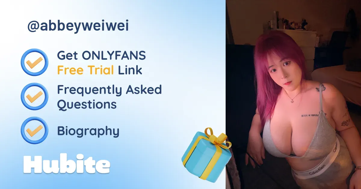 🥇 Abbey Weiwei 🍑 K-Cup Bae onlyfans Model ️ Polls and Fans Reviews