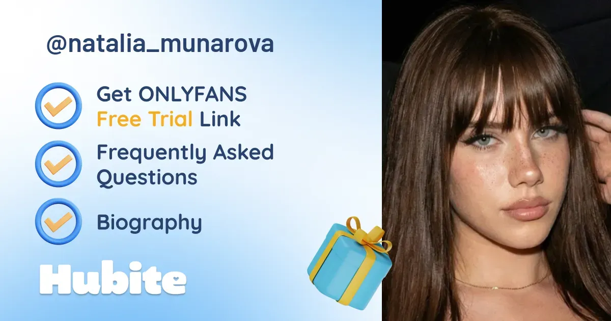 🥇 Natalia Munarova onlyfans Model ️ Polls and Fans Reviews, Photo