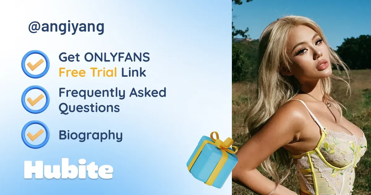 🥇 Angi Yang 💋 onlyfans Model ️ Polls and Fans Reviews, Photo History & Pics